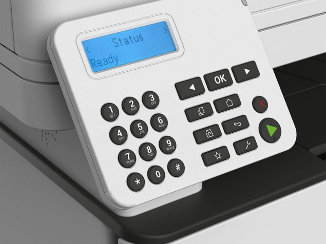 lexmark printer control panel lexmark printer control panel